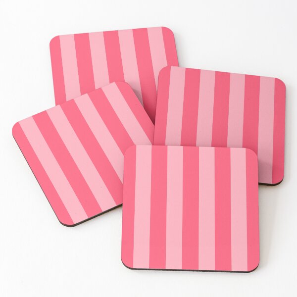 Item preview, Pink Vertical Bar Stripes designed and sold by ColorObsession.