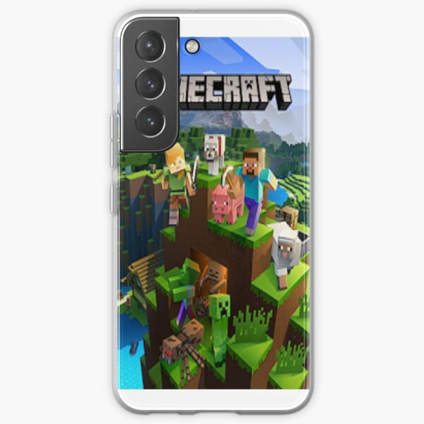 Minecraft PE Background Samsung Galaxy Soft Case