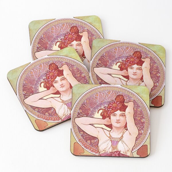 Item preview, Amethyst, Precious Stones (1900) - Alphonse Mucha designed and sold by SALON DES ARTS.
