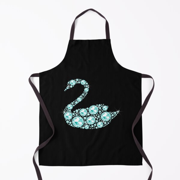 Item preview, Diamond Swan in Aqua Blue designed and sold by WisdomInspired.