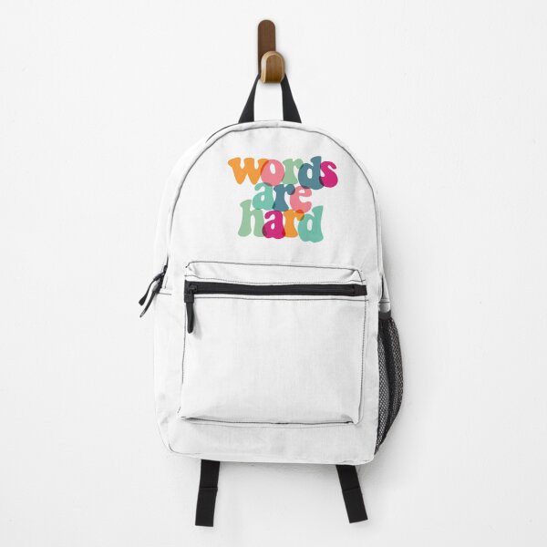 Item preview, words are hard designed and sold by Caroline Derucki.