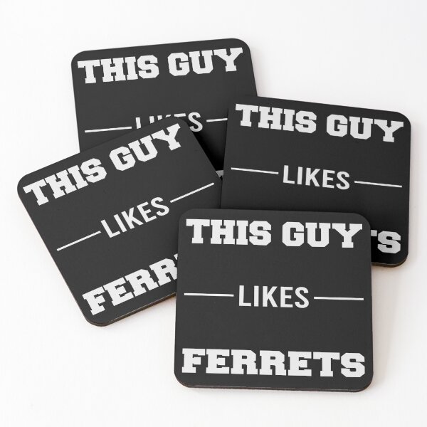 Item preview, this guy likes ferrets  gifts about ferret, gift ideas for ferret addict ferret lovers, ferret enthusiast  designed and sold by khalidelk.