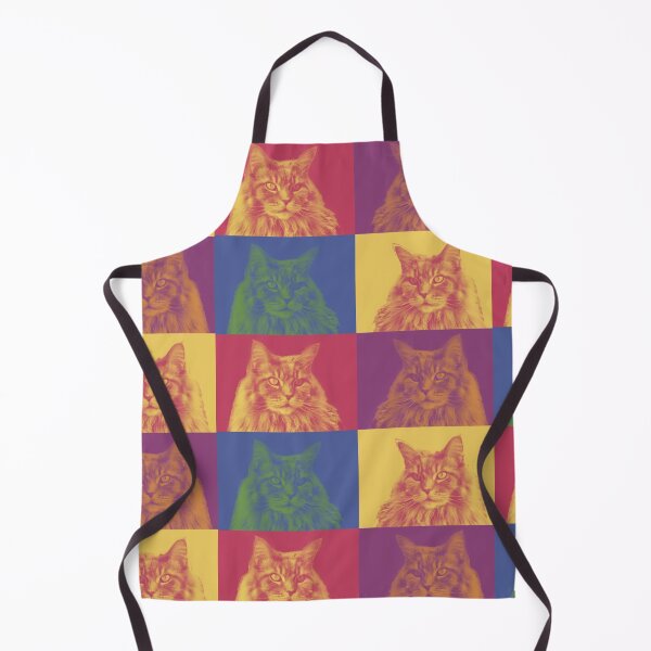 Item preview, Maine Coon Pop Art designed and sold by PrettyPittie Shop.