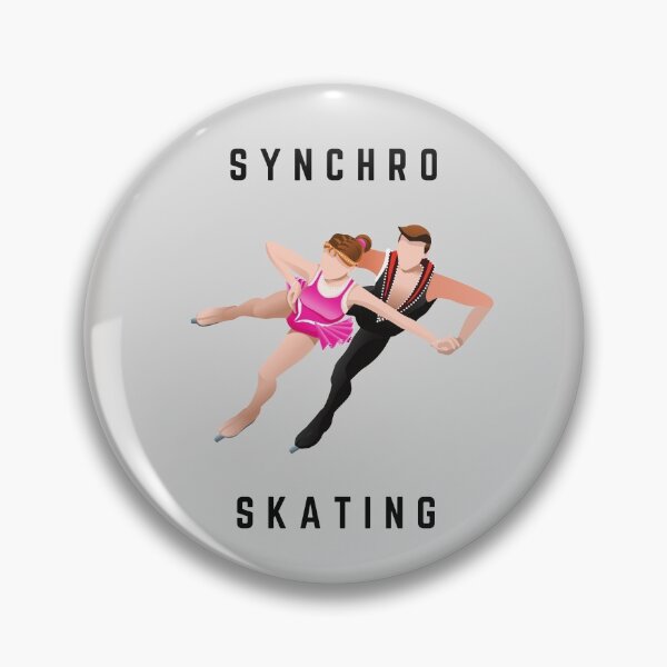 Item preview, Synchro skating couple designed and sold by Delicarte.