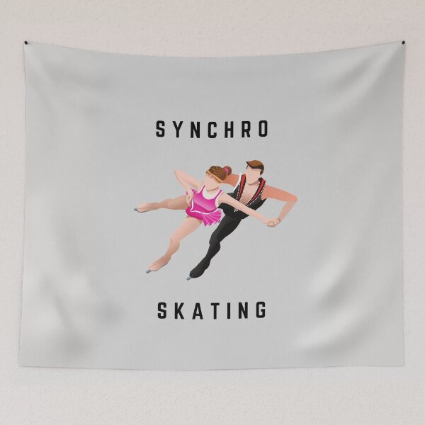 Item preview, Synchro skating couple designed and sold by Delicarte.