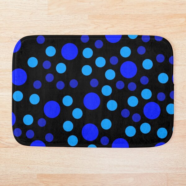 Item preview, Dots no.1  Shades of Blue on Black designed and sold by Neil Feigeles.