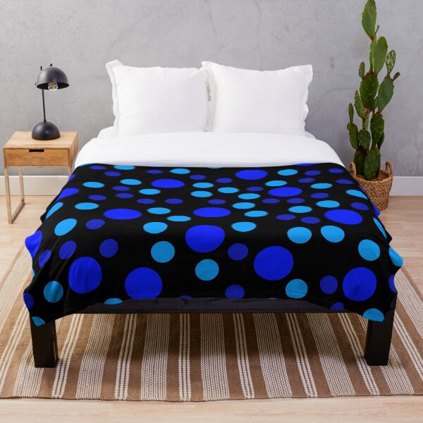 Item preview, Dots no.1  Shades of Blue on Black designed and sold by Neil Feigeles.