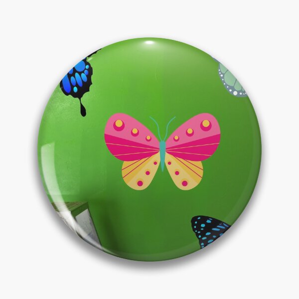 Item preview, Beautiful butterfly on green wall designed and sold by Giree07.