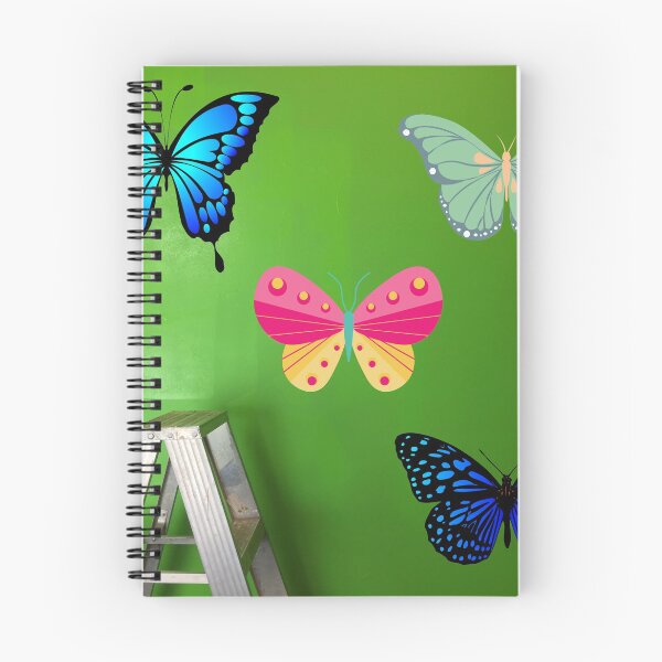 Item preview, Beautiful butterfly on green wall designed and sold by Giree07.