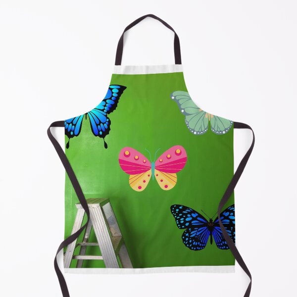 Item preview, Beautiful butterfly on green wall designed and sold by Giree07.