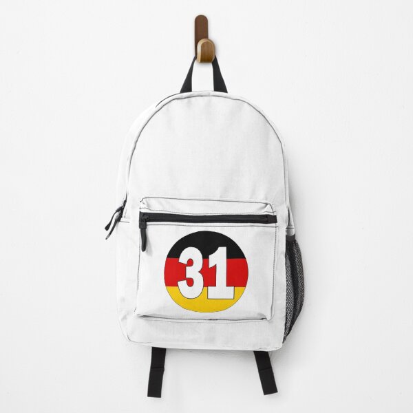 Item preview, Number 31 with Germany flag on the background designed and sold by AllShirts21.