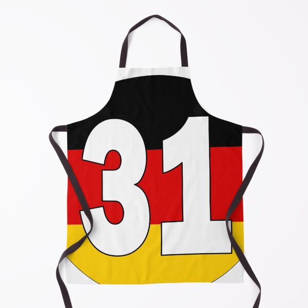 Item preview, Number 31 with Germany flag on the background designed and sold by AllShirts21.