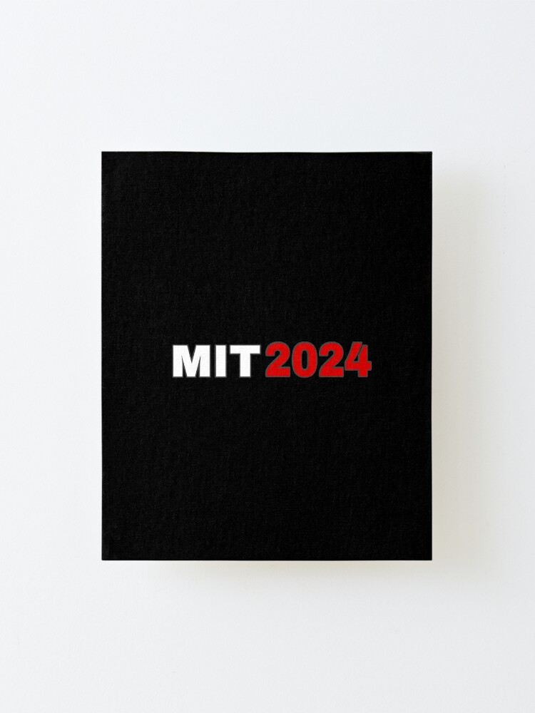 "MIT Class of 2024" Mounted Print by Katiesorrell Redbubble