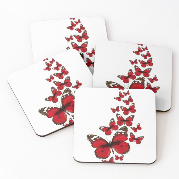 Item preview, Red Butterflies designed and sold by Designs By Creation.