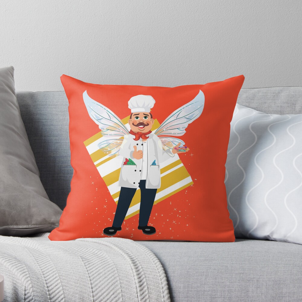 Bubba The Head Candy Taster Fairy™ Throw Pillow