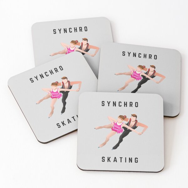 Item preview, Synchro skating couple designed and sold by Delicarte.