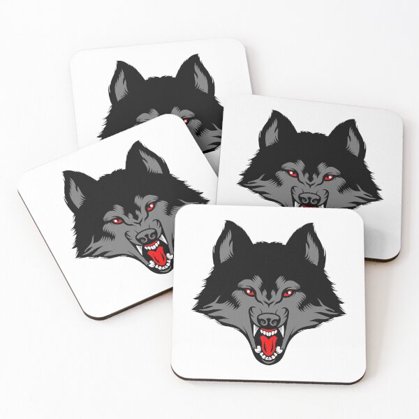 Item preview, Scary Wolf Facemask A Rave Face - Aesthetic Art Of Animal designed and sold by creativeloog.