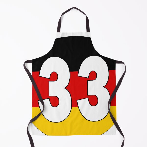 Item preview, Number 33 with Germany flag on the background designed and sold by AllShirts21.