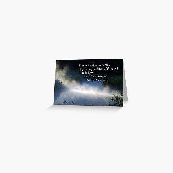 Item preview, Chosen Before the Foundation of the World ~ Ephesians 1:4 designed and sold by Robin Clifton.