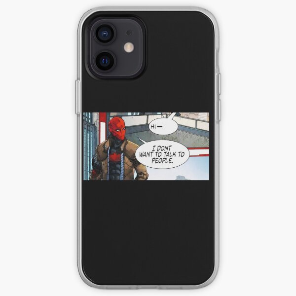 Red Hood - I Don't Want to Talk to People iPhone Soft Case