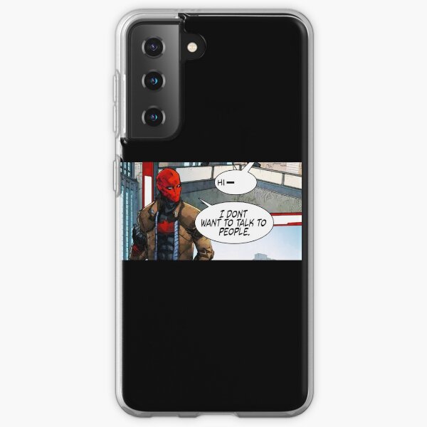 Red Hood - I Don't Want to Talk to People Samsung Galaxy Soft Case