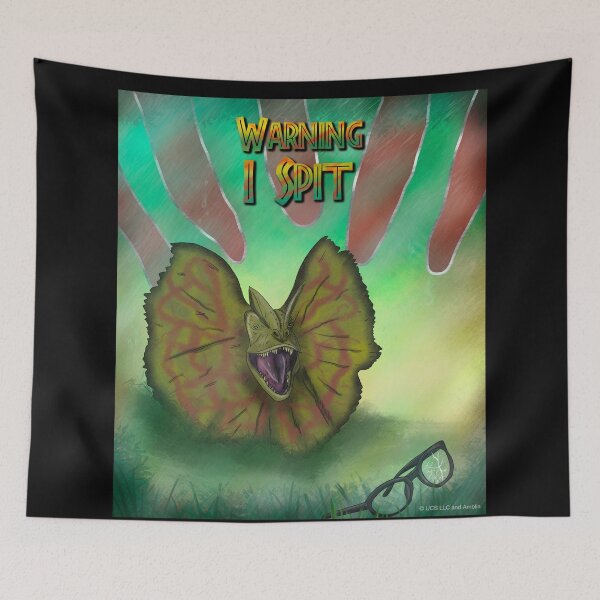 Item preview, Jurassic Park Dilophosaurus NBCUniversal designed and sold by SphinksArtbyJLV.