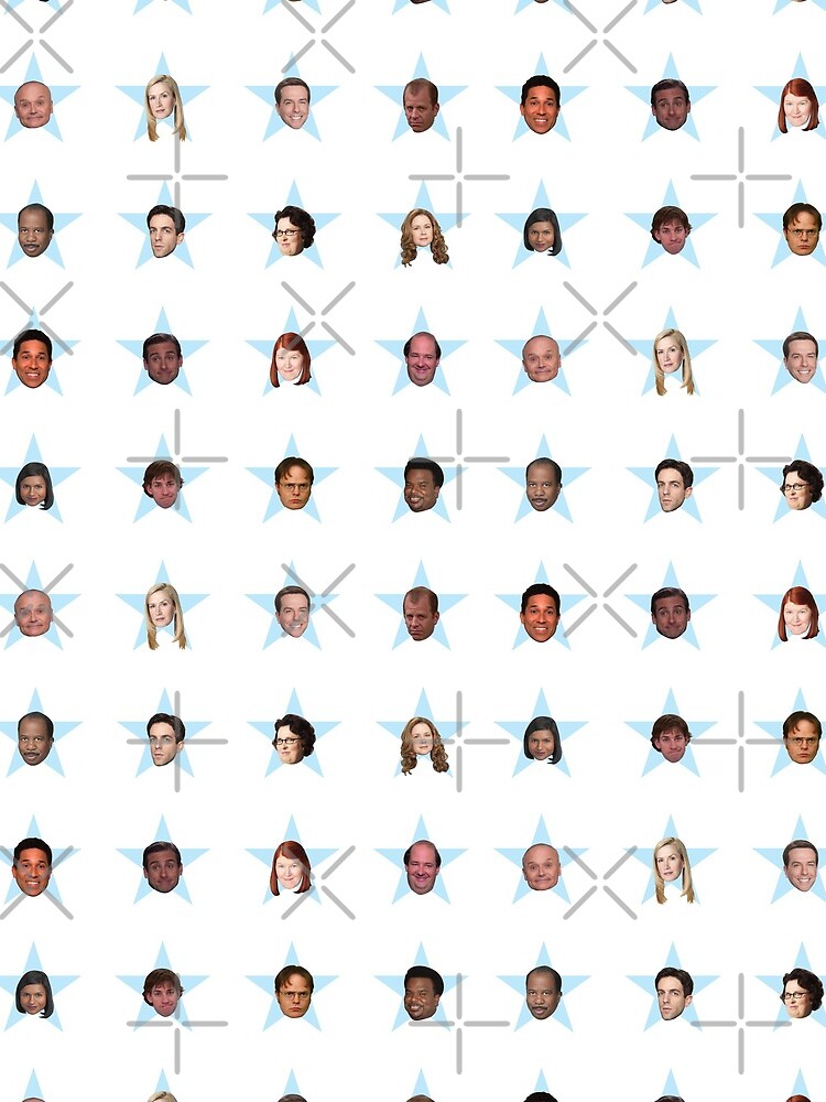 The Office Cast Star Stickers by HiNoonStudio