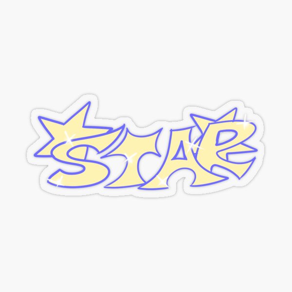 Y2K Stars (Yellow and blue) Sticker for Sale by gross-girl99 in 2023