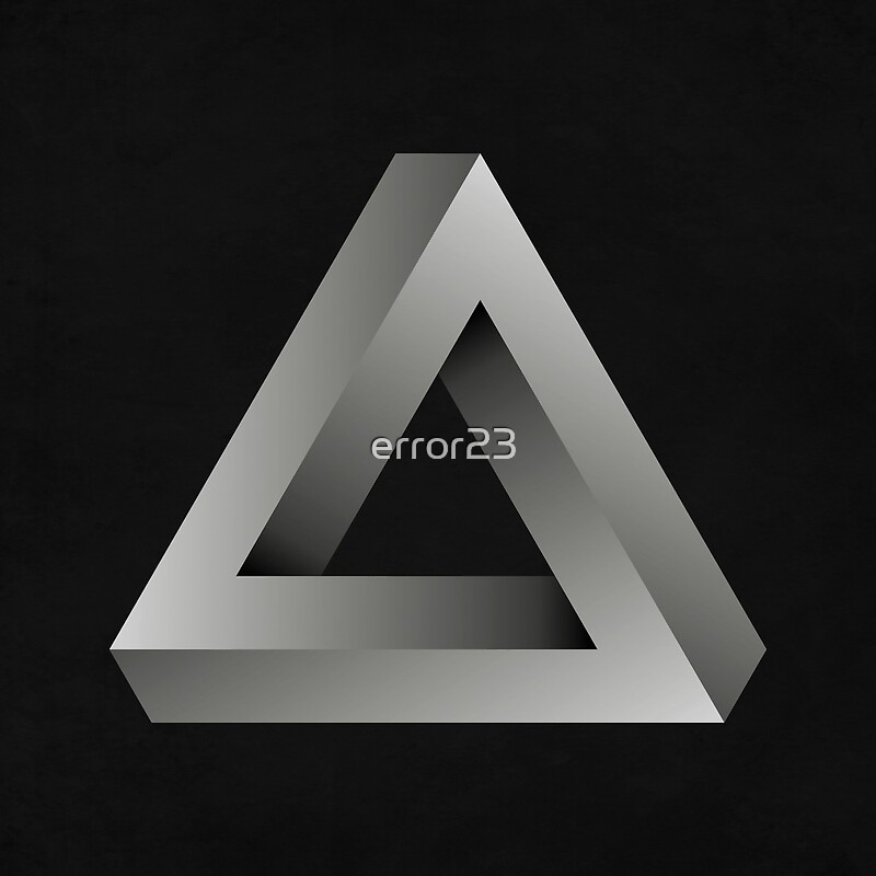 infinite-triangle-posters-by-error23-redbubble