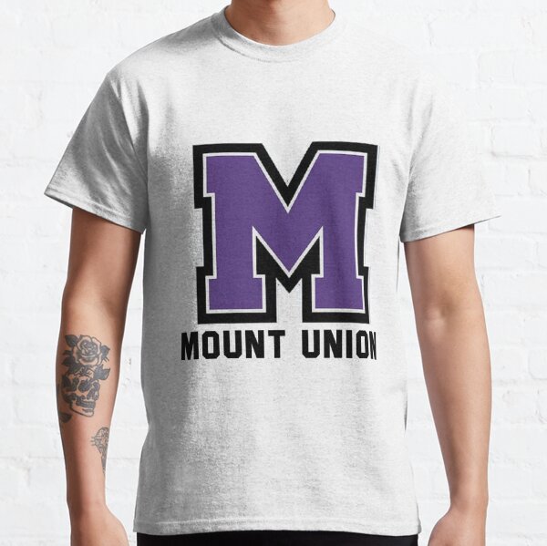 Men's Black Mount Union Purple Raiders Football Jersey