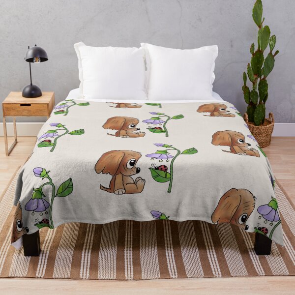 Item preview, Dog and flower designed and sold by Blumchen.