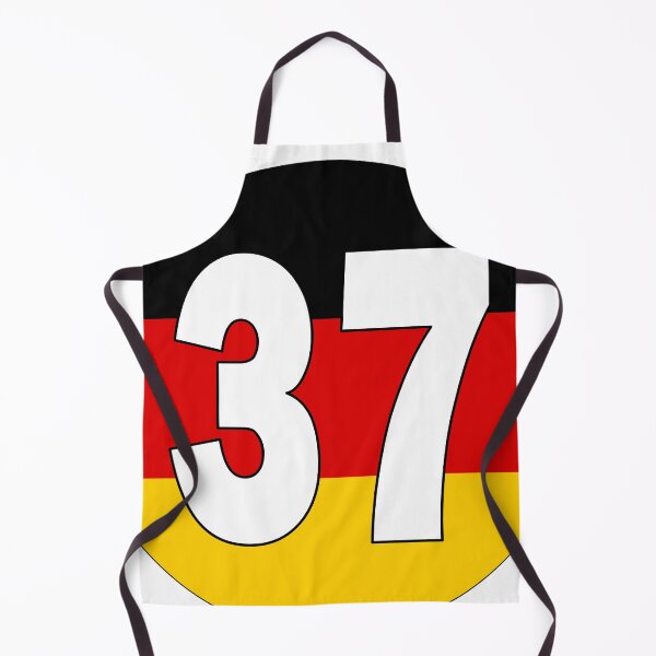 Item preview, Number 37 with Germany flag on the background designed and sold by AllShirts21.