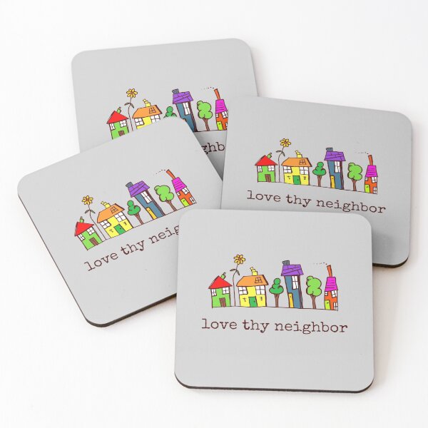 Item preview, love thy neighbor designed and sold by LizzieSmiley.