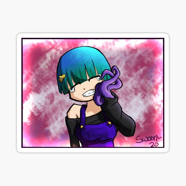 Choking back the melancholy Sticker