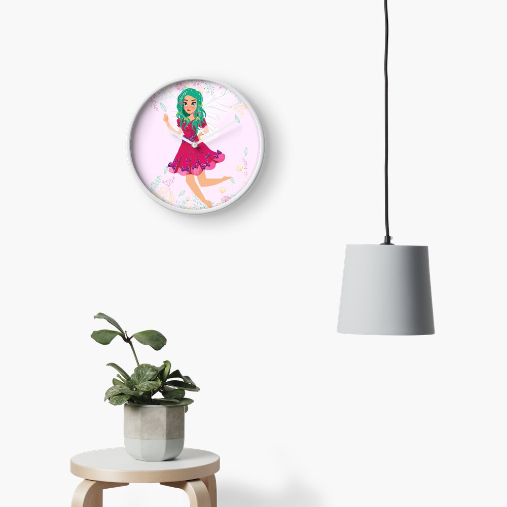 Ruby The Ribbon Fairy At Play™ Clock