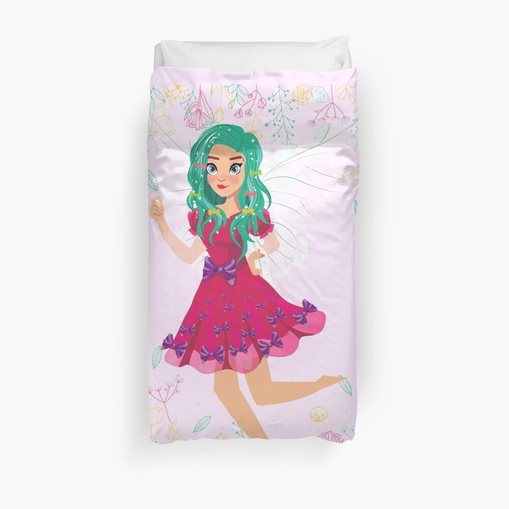 Ruby The Ribbon Fairy At Play™ Duvet Cover