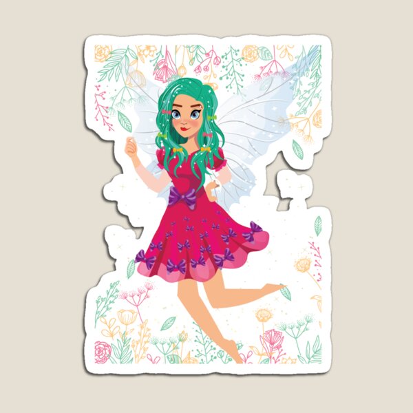 Ruby The Ribbon Fairy At Play™ Magnet