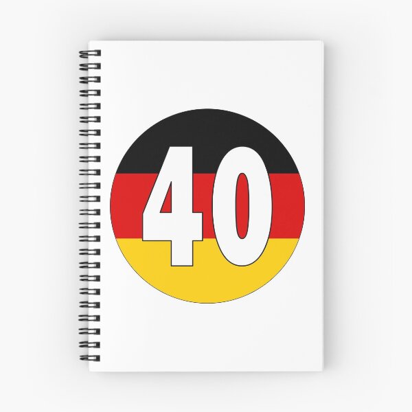 Item preview, Number 40 with Germany flag on the background designed and sold by AllShirts21.