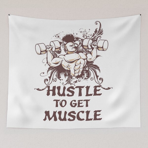 Item preview, Body Building, Work Out Hustle To Get Muscle designed and sold by Carlostshirts.