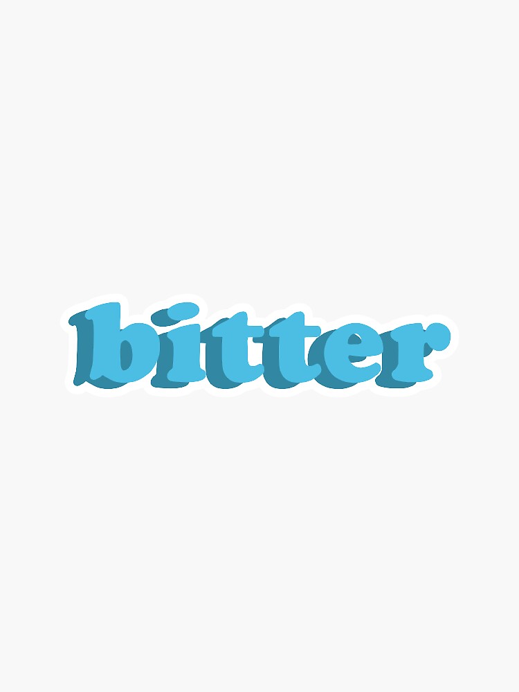 "Bitter Blue Transparent Sticker" Sticker for Sale by Suzanna2020