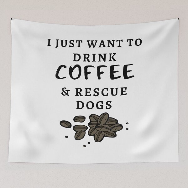 Item preview, Funny Coffee and Dogs Golden Retriever German Shepherd Chihuahua designed and sold by OneTimeEngineer.