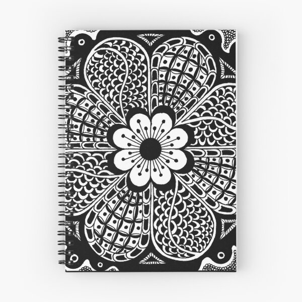 Item preview, Zentangle Inspired Art Flower designed and sold by REApparelCo.