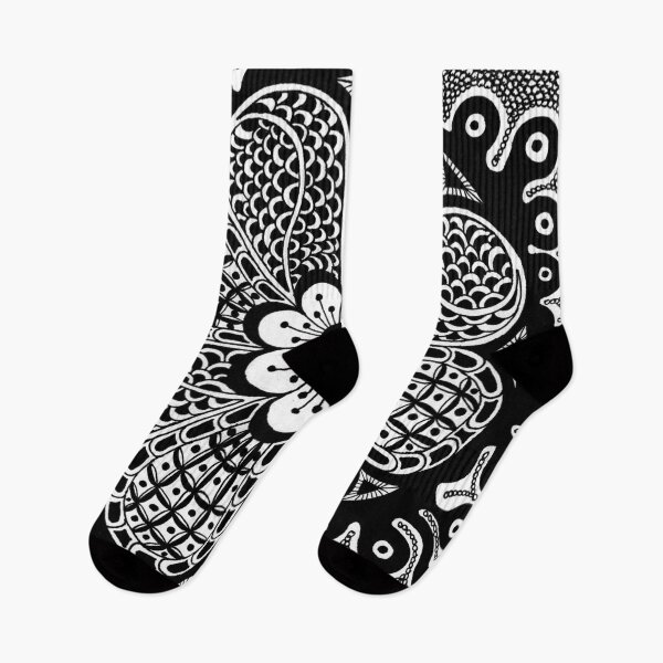 Item preview, Zentangle Inspired Art Flower designed and sold by REApparelCo.