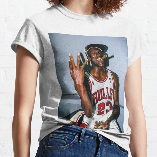 1998 Michael Jordan Cigare T-shirt classique