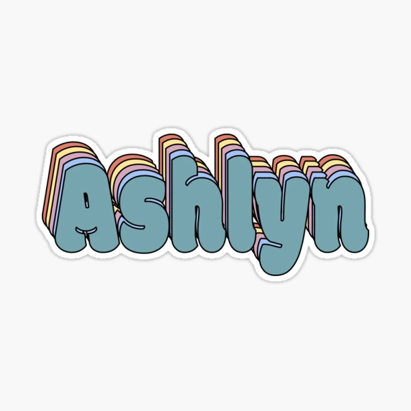 Avery Name  Sticker for Sale by ashleymanheim