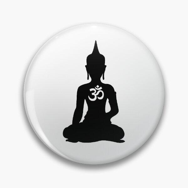 Item preview, Simple Buddha with Hindu Om Symbol designed and sold by XOOXOO.
