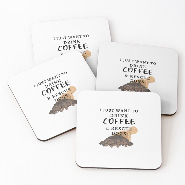 Item preview, Funny Coffee and Dogs Golden Retriever German Shepherd Chihuahua designed and sold by OneTimeEngineer.