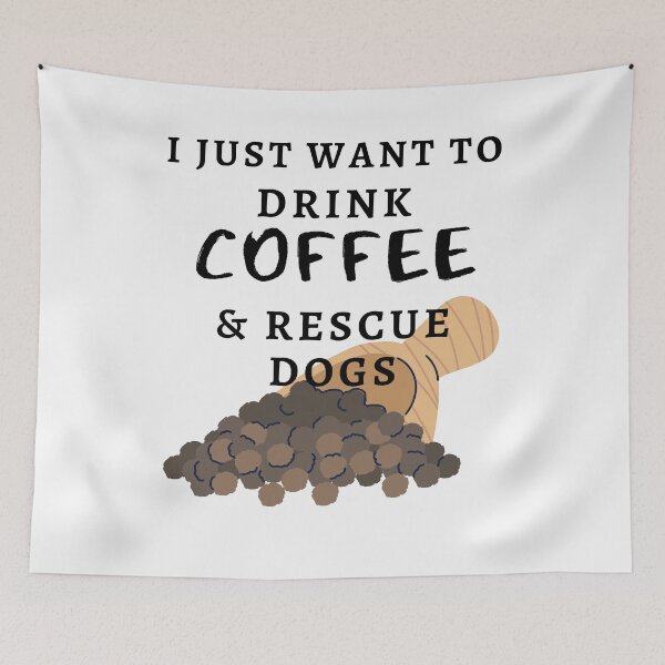 Item preview, Funny Coffee and Dogs Golden Retriever German Shepherd Chihuahua designed and sold by OneTimeEngineer.