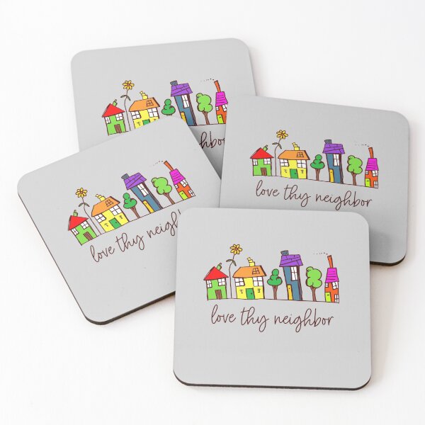 Item preview, love thy neighbor designed and sold by LizzieSmiley.
