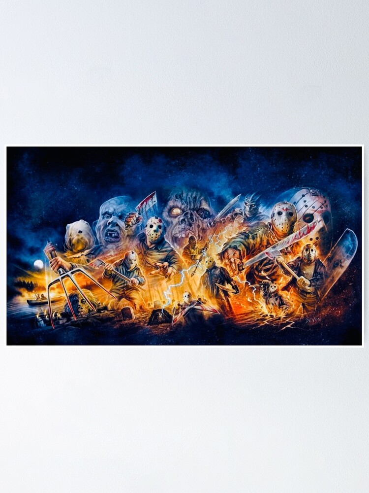 Poster Friday the 13th - Jason Voorhees, Wall Art, Gifts & Merchandise